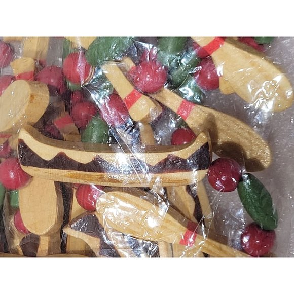 New Midwest of Cannon Falls Wood Garland 8' Canoe Paddle Rustic Lodge Cabin NOS - Picture 2 of 3